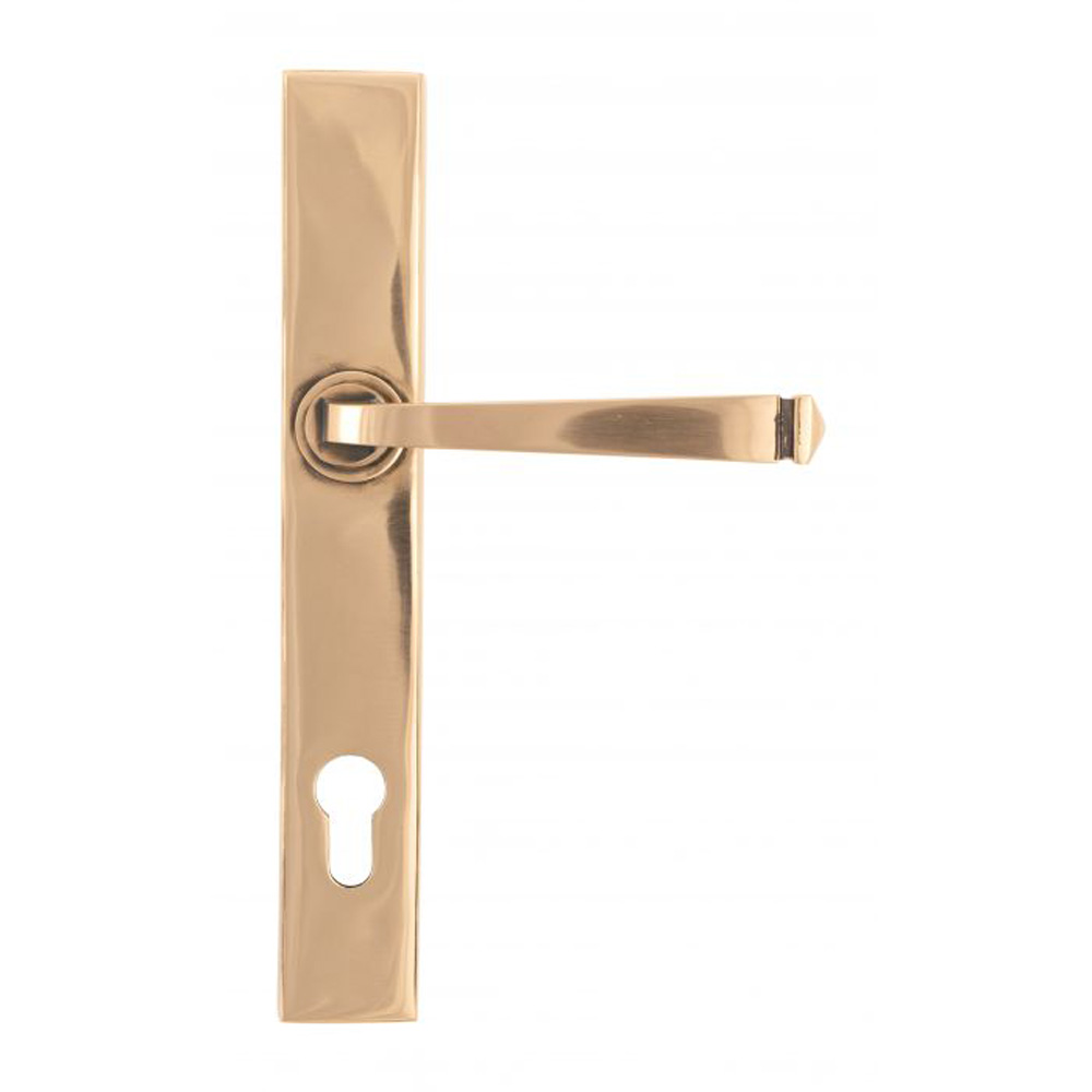 From the Anvil Avon Slimline Espag. Lock Set - Polished Bronze - (Sold in Pairs)